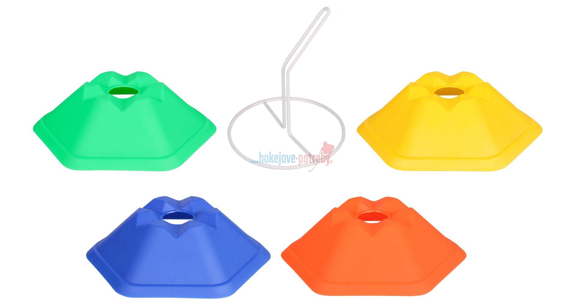 Hex Marker 2in mety sada 4x8 ks mix barev-2023
